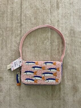 ✅🐟👛VIRAL Beaded PINK Sardine Bag